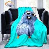 Grizzy ir lemingai vaikiškas pledas Animacinis meškinas pelė Flanelinis pūkuotas Sofa lova kempingas 100cmx150cm