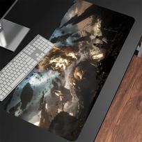 Laptop Clair Obscur Expedition 33 Mousepad Mouse Pad Natural Rubber Extended Desktop Mouse Mat Gaming Cool Anime Keyboard Pads 30cmx60cm gray