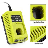 RYOBI 12V-18V Battery Charger for Ni-Cd, Ni-MH, and Lithium Compatible with Ryobi P117. UK Standard (2A)