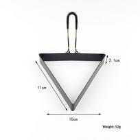 14 Styles Food Grade Stainless Steel Egg Ring Non-Stick Fried Egg Mold for Homemade McMuffin Sandwiches Breakfast E 110MM black