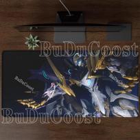 Gaming Wuthering Waves Aemeath Mouse Pad Anime Kawaii Girl Keyboard HD Printing Overlock Mousepad PC Office Accessories Desk Mat 30cmx60cm black