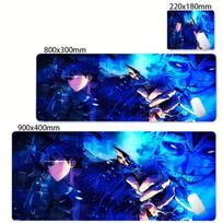 Solo Leveling Anime Mouse Pad Large Gaming Non-slip Mousepads Tablet Gamer Keyboard Mat Laptop Art Mausepad Mini PC Playmat 30x60cm blue