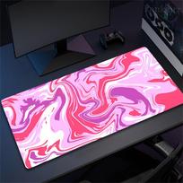 Computer Mouse Pad Strata Liquid Gaming Accessory Mousepad Black White Large Desk Mat Gamer Rubber XXL 50x100cm Mause Carpet Run 30cmx60cm pink