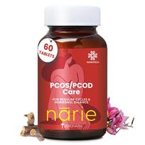 ZEROHARM Narie PCOS/PCOD Supplement for Women | Shatavari, Ashwagandha | Natural Hormone Balance & Mood Support | Helps with Regular Periods, Weigh