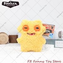Fuggler Ugly Monster Original  Keychain Pendant Doll  Funny Teeth Monster Count Underoo McGoo Pink Rabid Rabbit 12-14cm Toy Gift