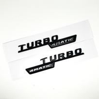 3D ABS Juodas Logotipas GLB35 Raidės Turbo 4matic Emblema AMG Ženklelis Automobilio Galinė Žvaigždė Lipdukas Mercedes Benz GLB35 AMG X247 Priedams