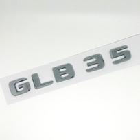 3D ABS Juodas Logotipas GLB35 Raidės Turbo 4matic Emblema AMG Ženklelis Automobilio Galinė Žvaigždė Lipdukas Mercedes Benz GLB35 AMG X247 Priedams white