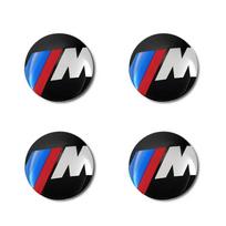 4 vnt. 56 mm automobilio ratlankio dangtelio emblemos lipdukas BMW M 50-mečiui E39 E46 E90 E36 E60 E34 E30 F30 X5 X6 71 E92 E93 E87 E83 F31 F22 F34