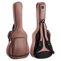 Kietas dėklas akustinei gitarai 119,5x42x14 cm rudas