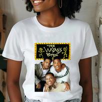 Retro The Wayans Bros TV Show Tee, The Wayans Bros Casts T-shirt, 90s Sitcom Fan M black