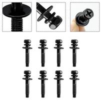 Honda Civic CRV Engine Air Filter Bolt Hexagonal Screw 90091-RAA-A00 (Black) 4 Pack