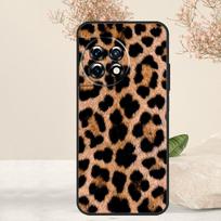 Tan Leopard Case For OnePlus 13 12 11 13T 13R 12R 10R 10T 8T 9 10 Pro Nord 5 CE 4 3 2 Lite N20 N30 Cover For OnePlus 13R black