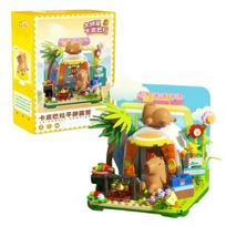 High-Quality Capybara Self-assembly High-Quality Kawaii High-Quality Building High-Quality Blocks Collection kit High-Quality Cartoon High-Quality yellow