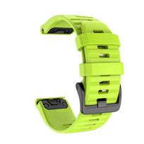 Quickfit 20 22 26mm Watchband Strap For Garmin Fenix 6X 6S 6 Pro 7S 7 7X 5S 5 5X Plus Smartwatch Replacement Wristbands Bracelet 22mm Fenix 5 5 Plus žalia