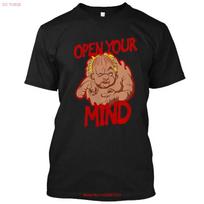 New Open Your Mind Classic T Shirt Made In Us Aus Size S 2xl Vintage Stretched Slightly Casual Homme Graphic Comfortable 4XL brown