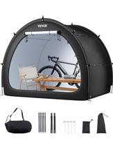 VEVOR Bike Storage Tent, 4 to 5 Bikes, Outdoor Spacious Bike Storage Tent with Ventilated Window 219 x 155 x 173 cm