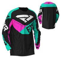 Jersey Motorcycle riding clothes bike Quick Dry MTB Jersey Racing for men LongSleeve XXXXXL rožinė