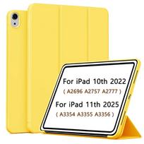 For iPad (A16) 11th Generation Case 11 Inch , for iPad 10th Generation Case 10.9 , Magnetic Slim Trifold Stand Cover white