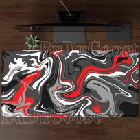 Large Strata Liquid fluid Gaming Mouse pad Art Swirl Keyboards HD Printing PC Computer Laptop Anime Office Keyboard XXL Desk Mat 30x80cm
