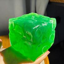 Skaidrus Sūrio Squishy Streso Malšintuvas Įdarytas Vazelinu Lėtai Kylančios Sensorinės Fidget Minkštas De-streso Įtaisas Stalui 7.5Cm
