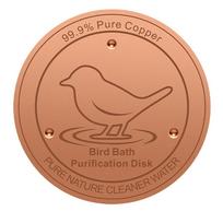 Vario paukščių vonelės valymo diskas Fizinis vandens valytuvas Paukščių vandens tiektuvas Lauko sodo paukščių vonelės aksesuaras A6 beige