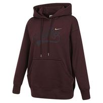 Nike Puloveris Laisvas Su Gobtuvu Ilgomis Rankovėmis Džemperis Moteriškas džemperis HV2784652 M black