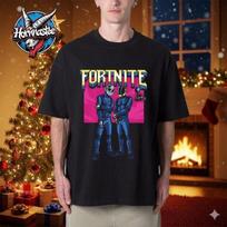 Fortnite x Draft Punk Merch Collab Unisex T Shirt Unisex T-Shirt XXL black