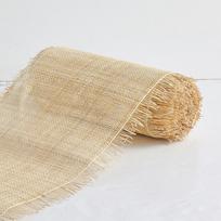 Natūralaus rotango pločio baldų juosta Atvira juosta Rattan Pinti rotango ritininė medžiaga Audinys Kėdė Spintelė Namų dekoras One Size beige