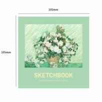 Blank Pages Mini Drawing Book 96 Sheets Sketching Book High Quality Sketchbook  Sketching Practice Style2 beige