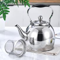 2.0L Stainless Steel Teapot Coffee Tea Kettle Daily Use Thickened Pot Water Boiler Jug for Hotel auksinė