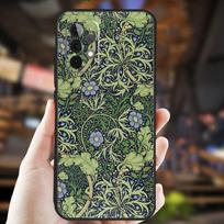William Morris dėklas Samsung Galaxy A54 A34 A24 A14 A12 A32 A52 A51 A71 A50 A70 A13 A33 A53 A52S Coque Samsung A53 5G