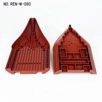 1 RINKINYS Piratų laivo pagrindo priedai Scenos figūrėlės Kūrybiški vaikų surinkimo statybiniai dalelių blokeliai Plytos Žaislai MG-M-080 brown