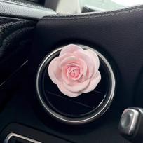 Butterfly Tulip Car Fragrance Diffuser Stone High-End Flower Car Air Vent Decoration Interior Ornament Rose Pink gray