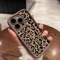 Case For POCO M7 F7 F8 Ultra F5 Pro F6 M6 X5 X6 X7 Xiaomi 13T 14T 15T Pro 15  Soft Y2K leopard print Shockproof Bumper Cover POCO F5 Pro gray