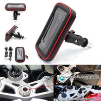 Motorcycle Fork Stem Phone Mount For Yamaha gray
