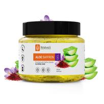 KRISHNA'S HERBAL & AYURVEDA Aloe Vera Gel Saffron For Acne, Scars, Glowing & Radiant Skin | Kesar Aloe Vera Gel For Face | Best Aloveravgel For Fac black