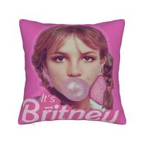 Singer Britney Spears Pillow Cover Merchandise Soft Cushion Cover Gift  Throw Pillow Case Cover Living Room MultiSize 30cmx30cm(12x12Inch)