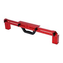 Wood Board Framing Jig 12 30 Inch Adjustable Aluminum Alloy Center Stud Layout Tool for Cabinet Installation red