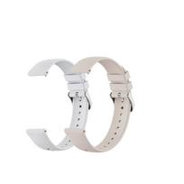 Replacement silicone watch bands for Xiaomi Watch S4 41mm (2-pack) smėlis/balta
