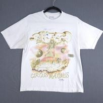 Travis Scott Utopia Tour Skitzo Circus Maximus Concert Merch White Tee Shirt XL Unisex T-Shirt XXL beige