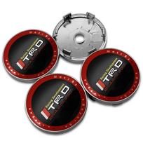 4Pcs For Toyota TRD Corolla Auris Yaris Prius Highlander 60mm 56mm Car Wheel Center Hub Cap Rim Cover rt9 Stickers Badge Accessories
