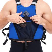 Suaugusiųjų baidarių liemenė Daugiafunkcinė gelbėjimosi liemenė kanojų sportui, vandens sportui, baidarių sportui S tamsiai mėlyna S dark blue blue