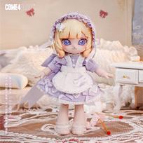 COME4FREE BJD Doll Clothes 1/12 Floral Language Series Romantic Date Dress Outfit for OB11 Doll Dress white
