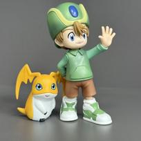 5-11cm Anime Digimon Adventure Takaishi Takeru Figure Patamon Action Figures Pvc Collection Model Toys Gifts beige