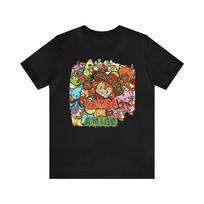 Samba De Amigo Sega Dreamcast Cover Art Retro Style Unisex Short Sleeve 100% Cotton T-shirt Mens Tees Top 4XL brown