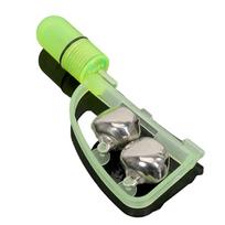 FLYSAND Fishing Fish Bite Alarm Electronic Buzzer Fishing Rod Loud Siren Daytime Night LED Indicator With Battery green