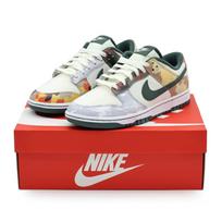 DH0957-100 Nike Dunk Low SE Sail Multi Camo White Vintage Green Orange (Men's) 9 black