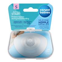 Canpol babies EasyStart silikoniniai krūtų antspeniai, S dydis, 2 vnt.