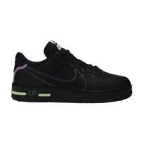 Nike Air Force 1 React Black Violet Star Barely Volt 37.5 black