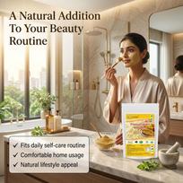Neotea Ponnatharam Powder 100g | Herbal Hair Removal Powder | Natural Skin Care | Removes Unwanted Hair | Smooth & Clear Skin beige